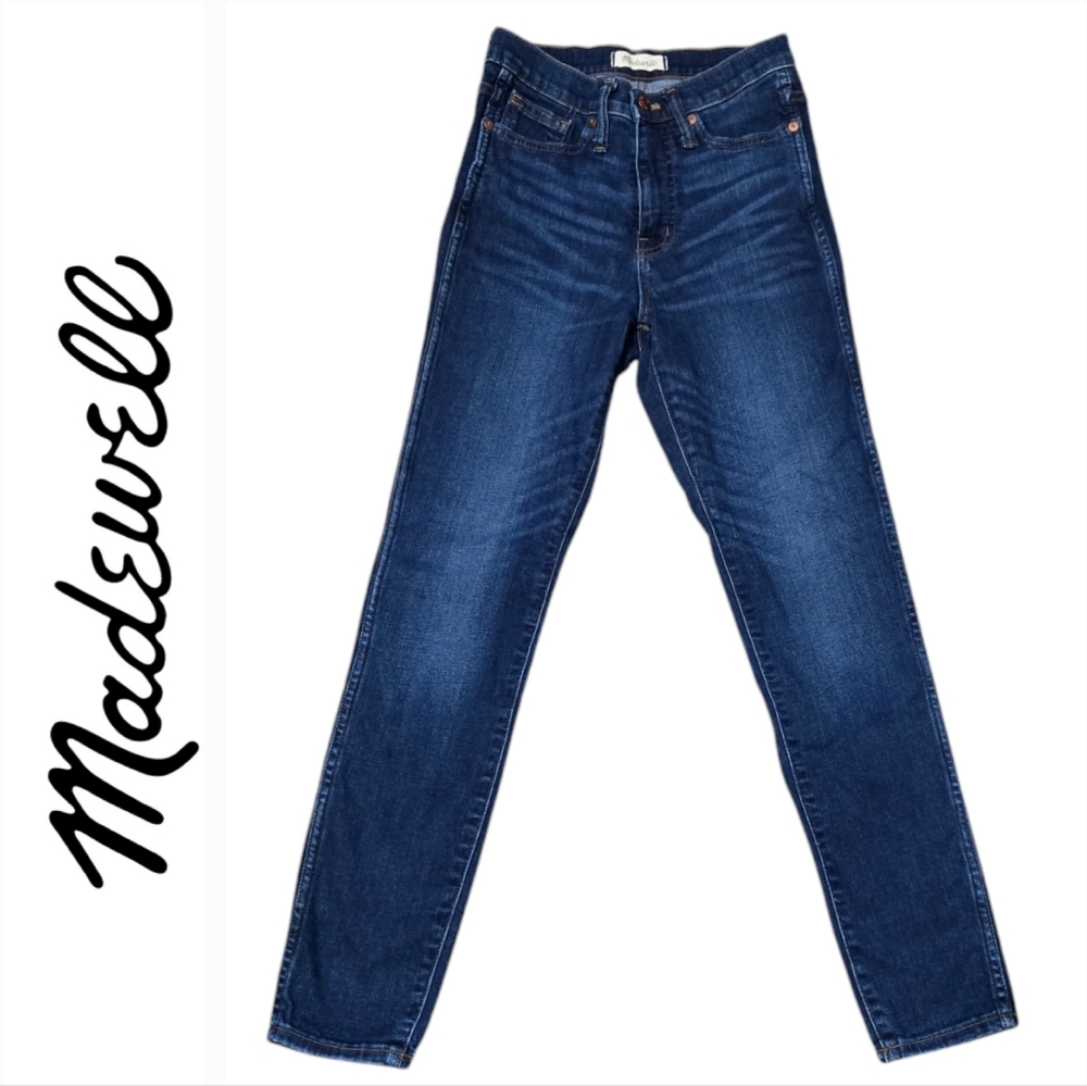 EUC Madewell 10" Dark Wash High Rise Skinny Jeans 26